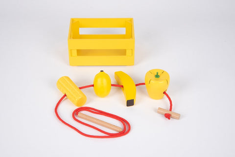 Wooden Sorting Fruit & Vegetable Crates - Play Food-Baby Wooden Toys,Calmer Classrooms,Feeding Skills,Fine Motor Skills,Gifts For 2-3 Years Old,Imaginative Play,Kitchens & Shops & School,Play Food,SCOTEXCEL,Stacking Toys & Sorting Toys,Stock,Threading,TickiT,Wooden Toys-Learning SPACE