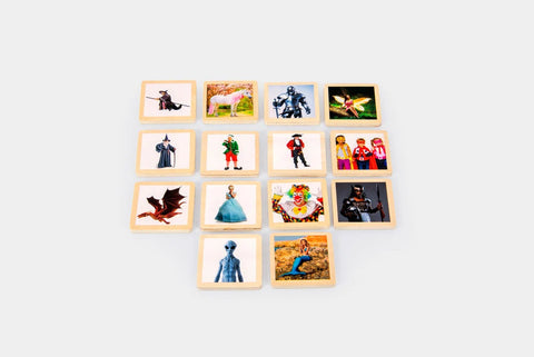 Wooden Story Tiles – Pack Of 90-Puppets & Theatres & Story Sets,SCOTEXCEL,TickiT,Wooden Toys-Learning SPACE