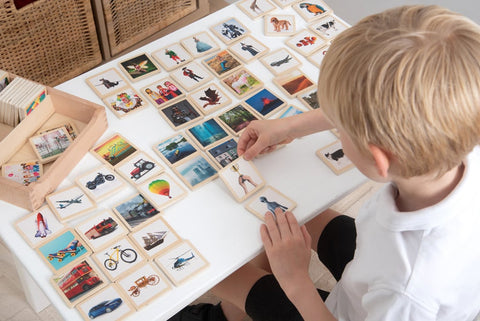 Wooden Story Tiles – Pack Of 90-Puppets & Theatres & Story Sets,SCOTEXCEL,TickiT,Wooden Toys-Learning SPACE