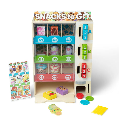 Wooden Vending Machine Play Set-Christmas,Christmas 2024,Imaginative Play,Play Food,Role Play,Wooden Toys-Learning SPACE