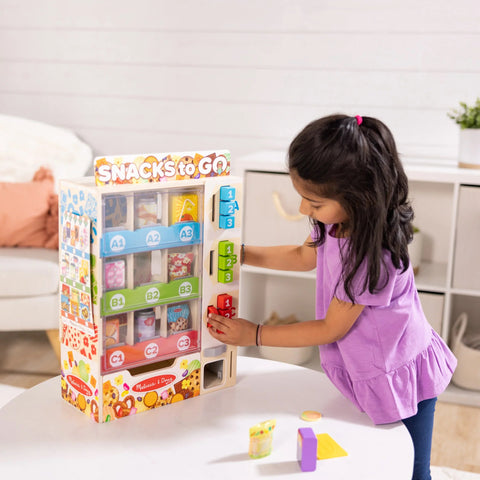 Wooden Vending Machine Play Set-Christmas,Christmas 2024,Imaginative Play,Play Food,Role Play,Wooden Toys-Learning SPACE