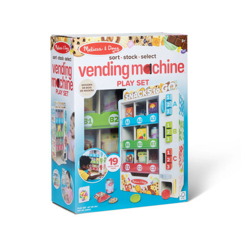 Wooden Vending Machine Play Set-Christmas,Christmas 2024,Imaginative Play,Play Food,Role Play,Wooden Toys-Learning SPACE