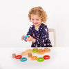 Wooden Wiggly Worm stacking, counting and shape-Additional Need,Baby & Toddler Gifts,Discontinued,eduk8,Fine Motor Skills,Gifts For 3-5 Years Old,Helps With,Nurture Room,Sound. Peg & Inset Puzzles,Stacking Toys & Sorting Toys-Learning SPACE