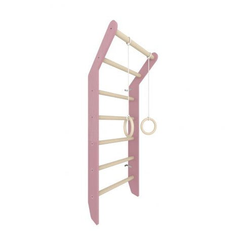 Wooden wall bars for Toddler-Baby Climbing Frame,Exercise,Gross Motor and Balance Skills,Sensory Climbing Equipment,Sensory Wall Panels & Accessories-Pink-01.013.15.008-Learning SPACE