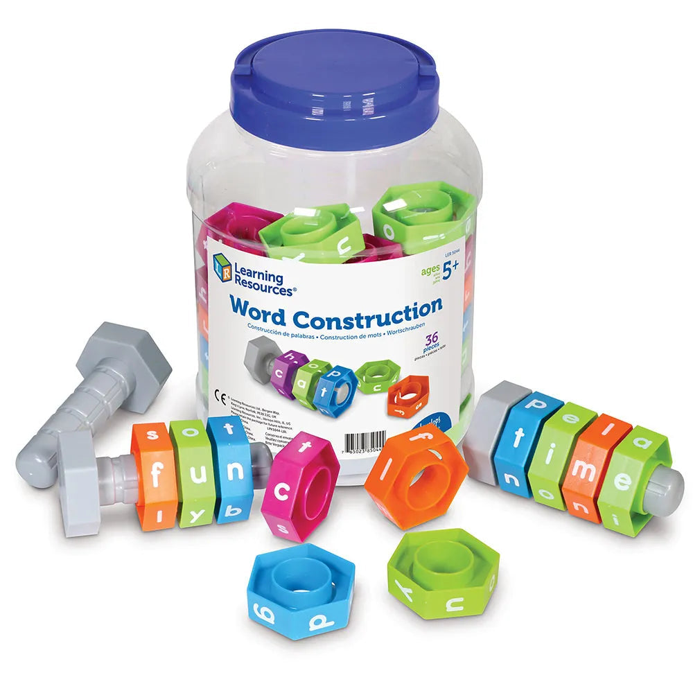 Word Construction - Nuts and Bolts-Engineering & Construction, Learn Alphabet & Phonics, Learning Resources, Literacy, Literacy Toys, Primary Literacy-Learning SPACE