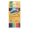 World of Colour Pkt.12 Full Size Colouring Pencils-Art Materials,Arts & Crafts,Drawing & Easels,Early Arts & Crafts,Primary Arts & Crafts-Learning SPACE