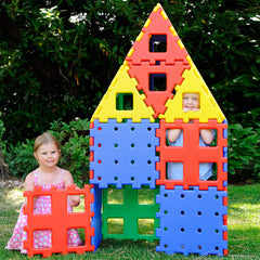 XL Polydron Set (24 Pieces)-Engineering & Construction, Forest School & Outdoor Garden Equipment, Outdoor Toys & Games, Polydron, S.T.E.M-Learning SPACE
