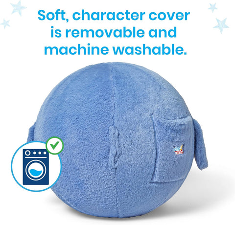 Yoga Ball Buddy with BubblePlush™ – Puppy or Penguin-Comfort Toys,Mindfulness,Movement Breaks,Plush-Learning SPACE