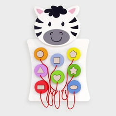 Zebra Activity Wall Panel Toy-Additional Need,Fine Motor Skills,Gifts For 1 Year Olds,Helps With,Maths,Nursery,Primary Maths,SCOTEXCEL,sensory activity,Sensory Wall Panels & Accessories,Shape & Space & Measure,Sound,Stock,Tactile Toys & Books,Tracking & Bead Frames,Viga Activity Wall Panel-Learning SPACE