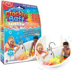 Zimpli Crackle Baff Rainbow-Bath Toys,Calming & Anxiety,Gifts For 3-5 Years Old,Gifts for 5-7 Years Old,Gifts for 8+,Messy Play,Sensory Seeking,Visual Sensory Toys,Water & Sand Toys,Zimpli Kids-Learning SPACE