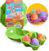 Zimpli Kids 4 x Fizzy Egg Baff Bombz-Bath Toys,Gifts For 3-5 Years Old,Gifts for 5-7 Years Old,Gifts for 8+,Messy Play,Water & Sand Toys,Zimpli Kids-Learning SPACE