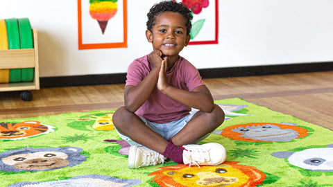 Zoo Conservation™ Rectangular Placement Carpet 3x2M-Dropship,Kit For Kids,Mats & Rugs,Nature Sensory Room,Placement Carpets,Rectangular,Rugs,Wellbeing Furniture,World & Nature-Learning SPACE