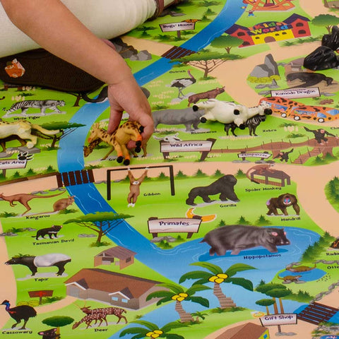 Zoo Park Play Mat (1M or 2M)-Dropship,EDUK8,Play Mats & Baby Gyms,Playmat,Playmats & Baby Gyms-Learning SPACE