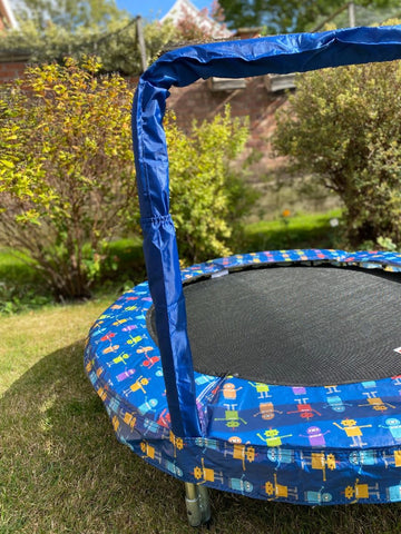 48” Themed Mini Trampoline – With Grab Rail-Trampoline-Bounce,JumpKing,Trampoline,Trampolines,YJ Europe-Learning SPACE