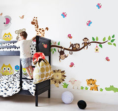 Jungle Wall Sticker-Learning SPACE
