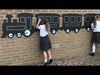 Giant Outdoor Chalkboard Train