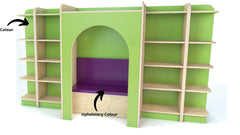 KubbyClass® Reading Nook - Set E-Furniture, Library Furniture, Nooks, Nooks dens & Reading Areas, Wellbeing Furniture, Willowbrook-Learning SPACE