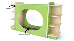 KubbyClass® Hideaway Double Play Nook & Bookcase-Furniture, Library Furniture, Nooks, Nooks dens & Reading Areas, Wellbeing Furniture, Willowbrook-Learning SPACE